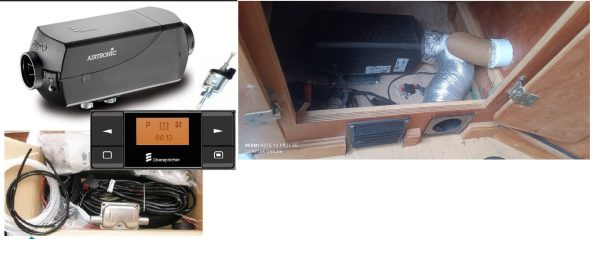 Montaje de Calefacción Ebersparcher Diesel